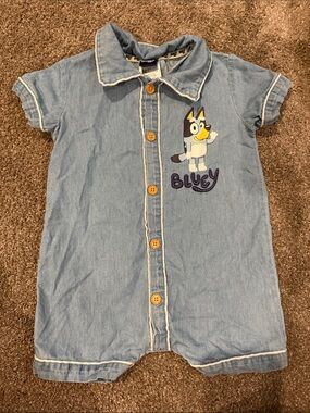 Bluey Denim Romper